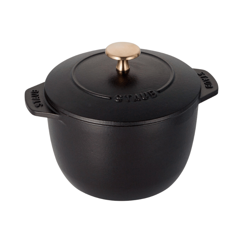 staub ストウブ ラ・ココット de GOHAN 12cm S ブラック 40509-653-0 ご飯鍋 炊飯 1合 鋳物 ホーロー 鍋 炊飯器 IH対応