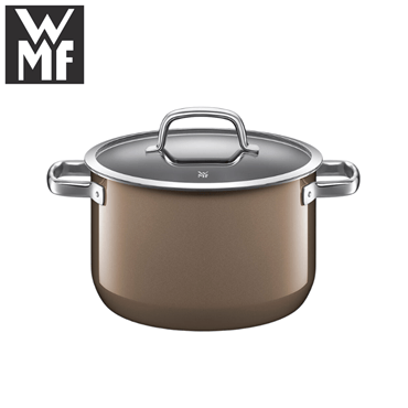 WMF ヴェーエムエフ フュージョンテック ミネラル ハイキャセロール 20cm ダークブラス W0514375290