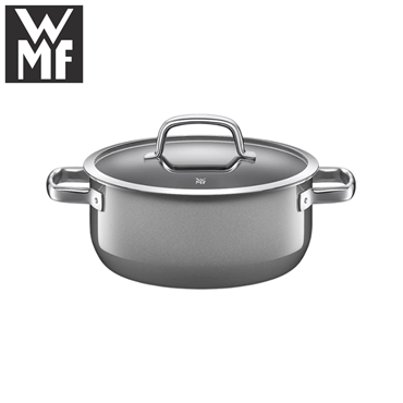 WMF ヴェーエムエフ フュージョンテック ミネラル ローキャセロール 24cm プラチナム W0514685290