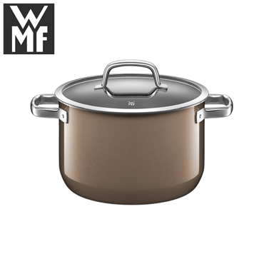 WMF ヴェーエムエフ フュージョンテック ミネラル ハイキャセロール 24cm ダークブラス W0514475290