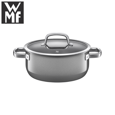 WMF ヴェーエムエフ フュージョンテック ミネラル ローキャセロール 20cm プラチナム W0514585290