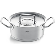 Fissler フィスラー オリジナル プロフィ コレクション キャセロール 20cm シルバー 両手鍋 ガス火 IH対応 084-138-20-000
