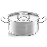 Fissler フィスラー オリジナル プロフィ コレクション キャセロール 24cm シルバー 両手鍋 ガス火 IH対応 084-138-24-000