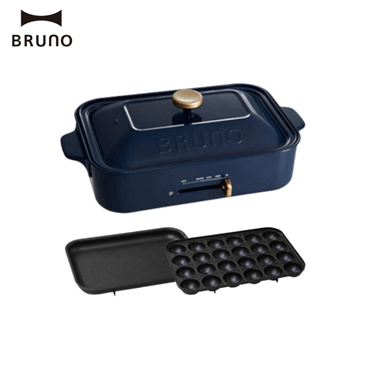 BRUNO ブルーノ コンパクトホットプレート ネイビー BOE021-NV