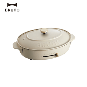 BRUNO ブルーノ オーバルホットプレート グレージュ BOE053-GRG