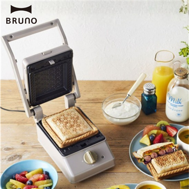 BRUNO ブルーノ グリルサンドメーカー シングル グレージュ BOE083-GRG