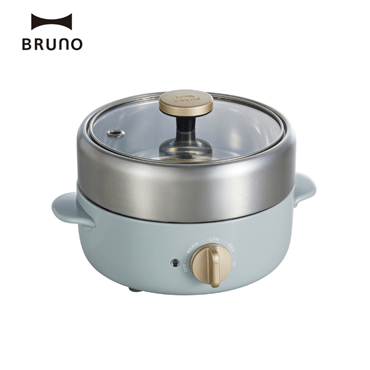 BRUNO ブルーノ コンパクトマルチグリルポット ブルーグリーン BOE115-BGR