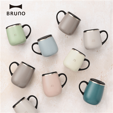 BRUNO ブルーノ 蓋つきステンレスマグ short 0.32L アイボリー BHK262-IV