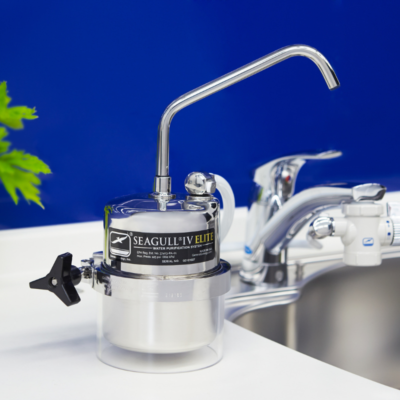 SEAGULL IV シーガルフォー ELITE 浄水器 カウンタートップ型 本体(切替えコック付き)
