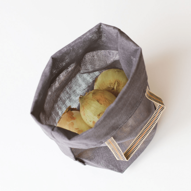 にちにち道具 かやのハウスキーピング かやの野菜袋セット つるばみ