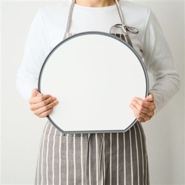 365methods サンロクゴ・メソッド バイカラー 軽量・抗菌まな板 D型 L ホワイト / グレー