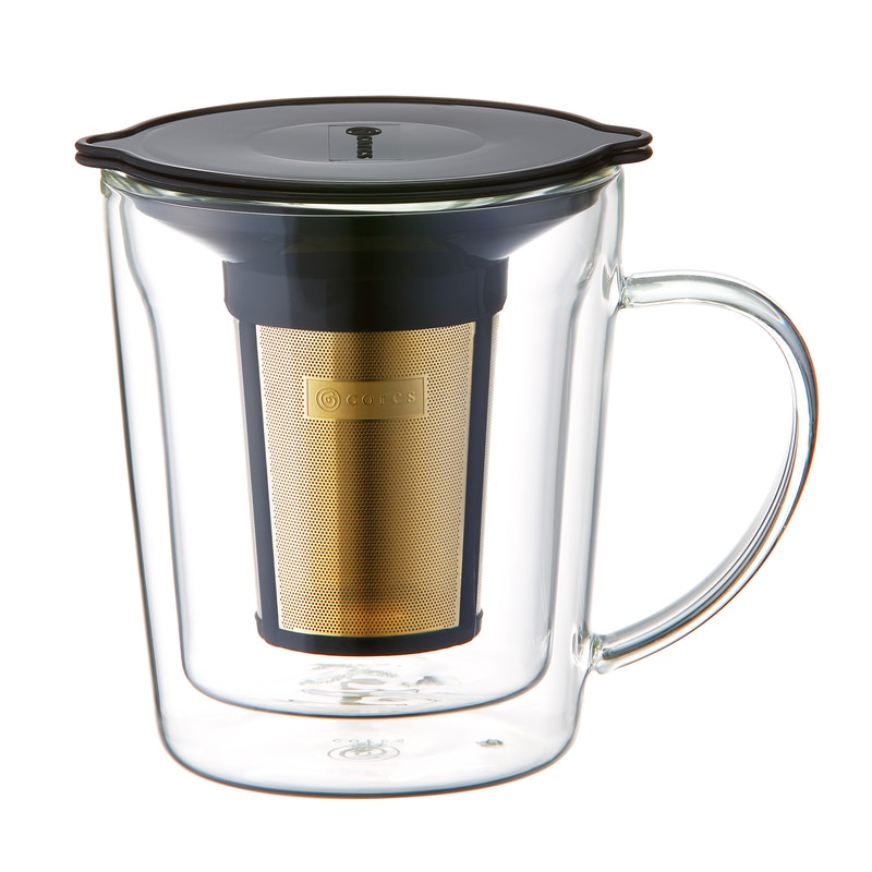 cores コレス ゴールドフィルターダブルウォールマグ C412