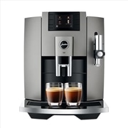 JURA ユーラ 全自動コーヒーマシン 家庭用 エスプレッソ カフェラテ カプチーノ DarkInox ダークイノックス E8