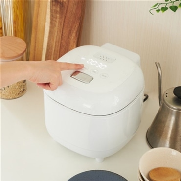 コイズミ ３合炊き炊飯器 ホワイト ARC-T3001
