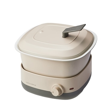 レコルト ポットデュオ キャレ クリームホワイト RPD-4(W)