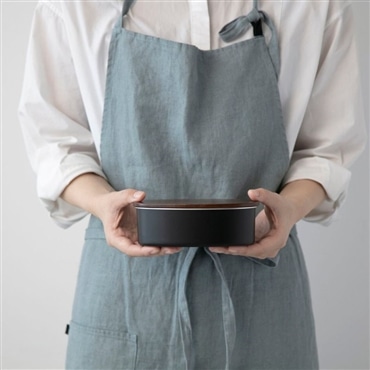 NONOJI ののじ ステンレス ランチボックス (オーバル) ブラック NLD0600-BA