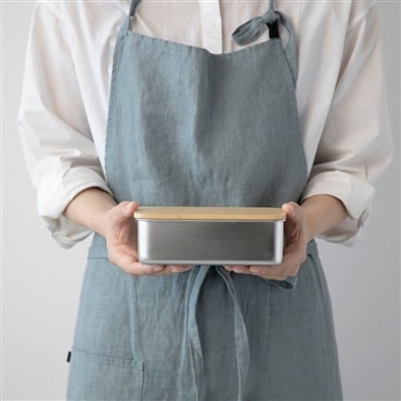 NONOJI ののじ ステンレス ランチボックス (レクタングル) シルバー NLR0950-SB