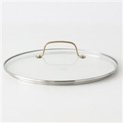 Green Pan?グリーンパン ステンレスガラス蓋(ハンドル：ゴールド) 28cm