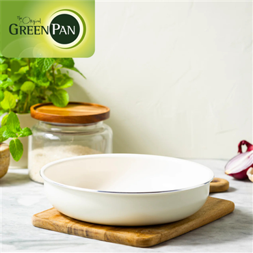 ■単品販売 GreenPan グリーンパン クリックシェフ フライパン 26cm クリームホワイト CC008854-104