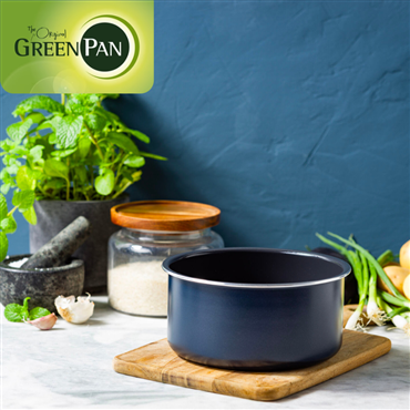 ■単品販売 GreenPan グリーンパン クリックシェフ ソースパン 20cm オックスフォードブルー CC008859-104