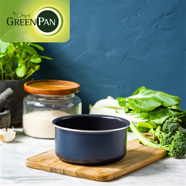 ■単品販売 GreenPan グリーンパン クリックシェフ ソースパン 16cm オックスフォードブルー CC008858-104