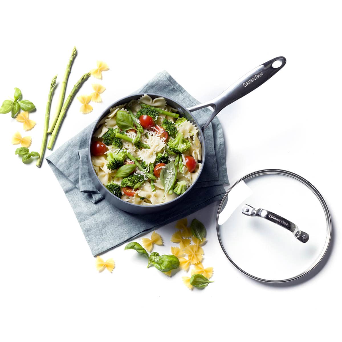 Green Pan?グリーンパン ヴェニス プロ ソースパン 18cm 蓋付き CC000654-001