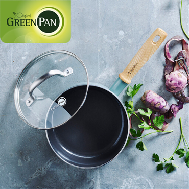 Green Pan?グリーンパン メイフラワー ソースパン 片手鍋 16cm 蓋付き IH ガス火対応 CC002176-001