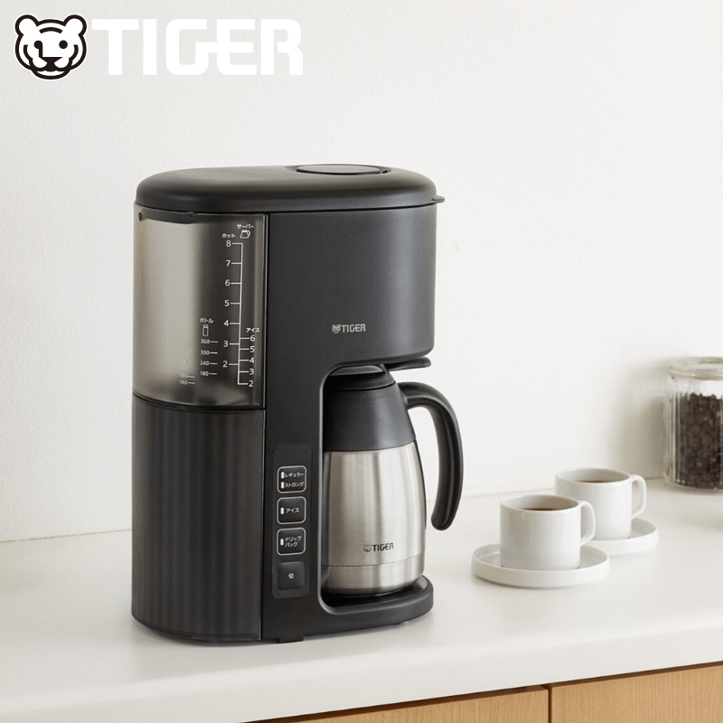TIGER タイガー コーヒーメーカー アイボリーブラック ACE-V081KI