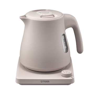TIGER タイガー 蒸気レス電気ケトル ＜QUICK・SAFE+＞ 0.8L ブロンドベージュ PTV-A080CB (温度調節機能つき)