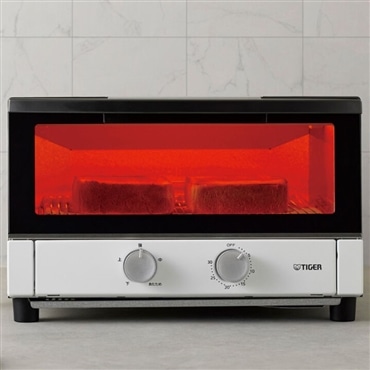 TIGER タイガー オーブントースター マットホワイト KAM-R132WM