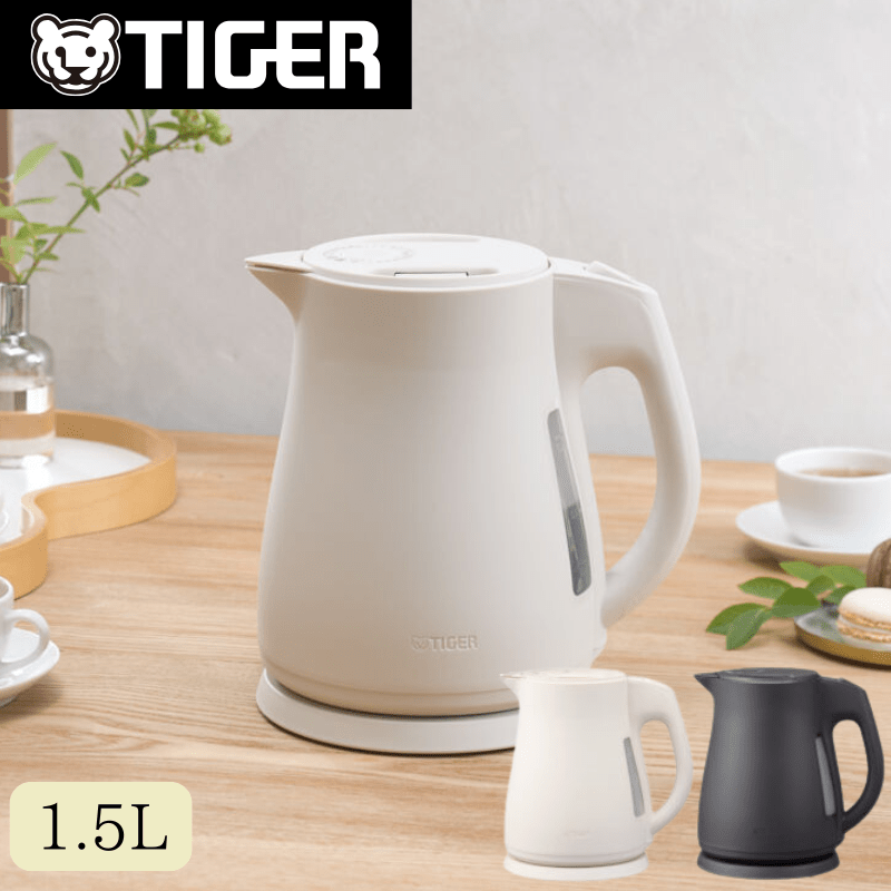 TIGER タイガー スゴ軽 電気ケトル 1.5L オフホワイト PCT-A150WO