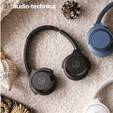 オーディオテクニカ ワイヤレスヘッドホン ブラック ATH-SR30BT BK