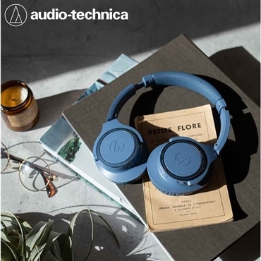 オーディオテクニカ ワイヤレスヘッドホン ブルー ATH-SR30BT BL