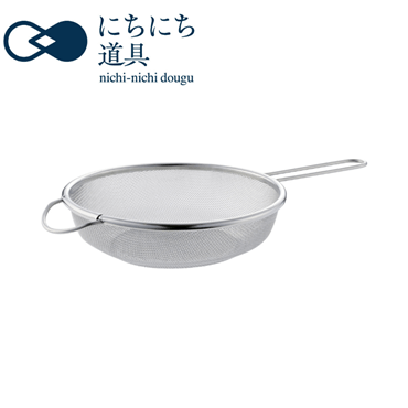 にちにち道具 フライパンゆでざる 25.5cm (フライパン26-28ｃｍ用)