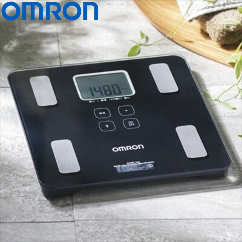 OMRON オムロン 体重体組成計 カラダスキャン シャイニーブラック HBF-227T-SBK