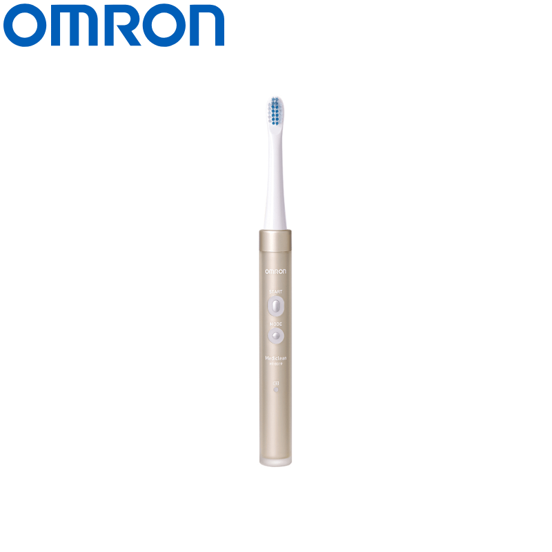 OMRON オムロン 音波式電動歯ブラシ ゴールド HT-B319-GD