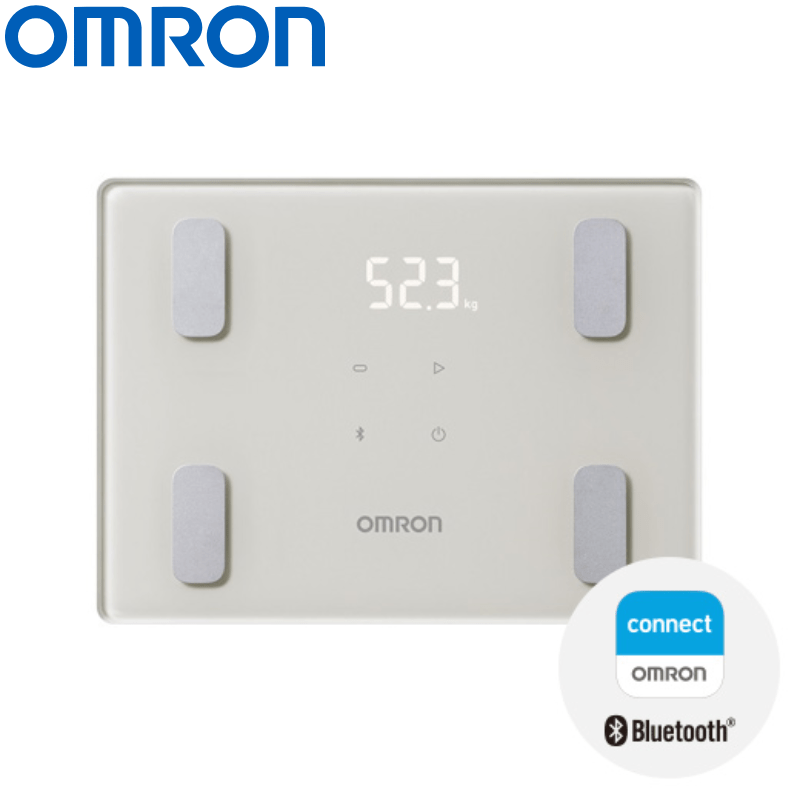 OMRON オムロン 体重体組成計 カラダスキャン モカベージュ KRD-408T-BG