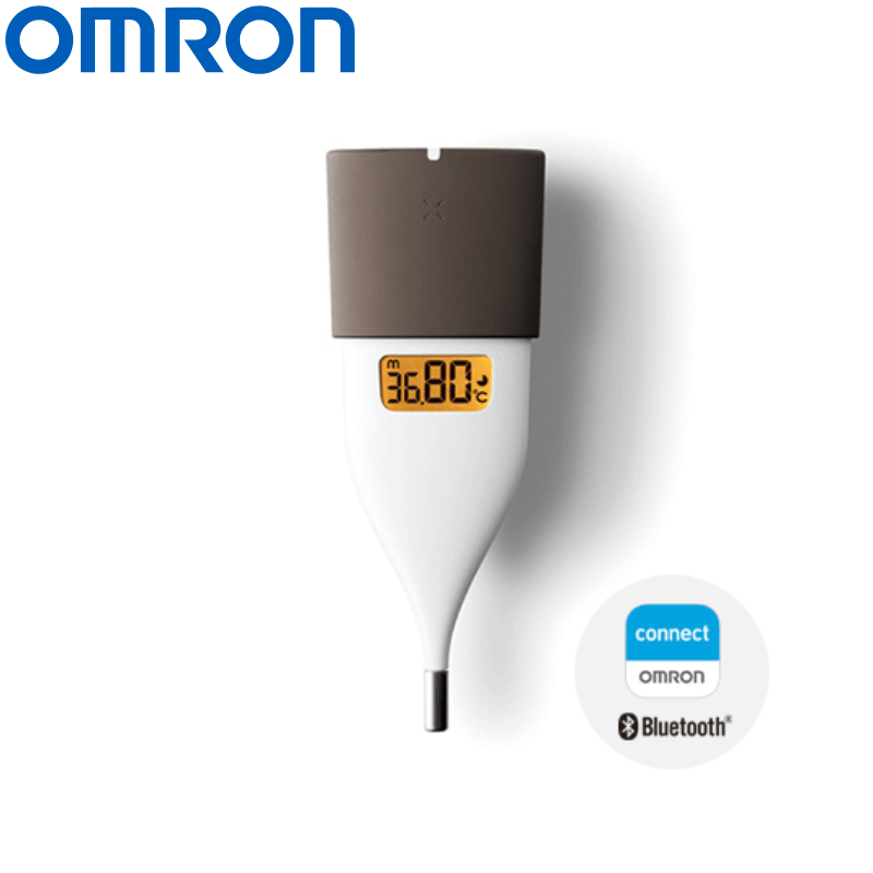 OMRON オムロン 婦人用電子体温計 ブラウン MC-652LC-BW