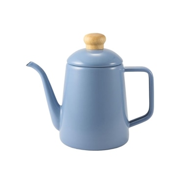 富士ホーロー コットンプラス ドリップポット 1.0L アッシュブルー CTP-1.0DP.AB