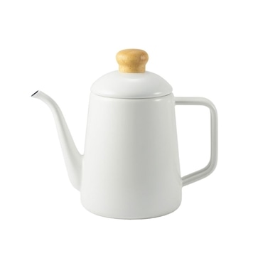 富士ホーロー コットンプラス ドリップポット 1.0L ホワイト CTP-1.0DP.W