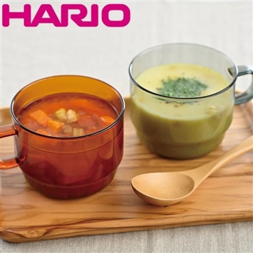 HARIO ハリオ COLORS スタックマグカップ アンバー HCM-300-AB