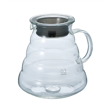 HARIO ハリオ V60 グラスサーバー 800ml（実用容量) クリア XGSR-80-TB