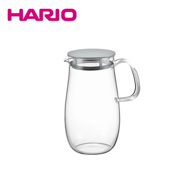 HARIO ハリオ レンジでかんたん麦茶ポット むぎちゃん 1.0L グレー XMP-1000-DGR