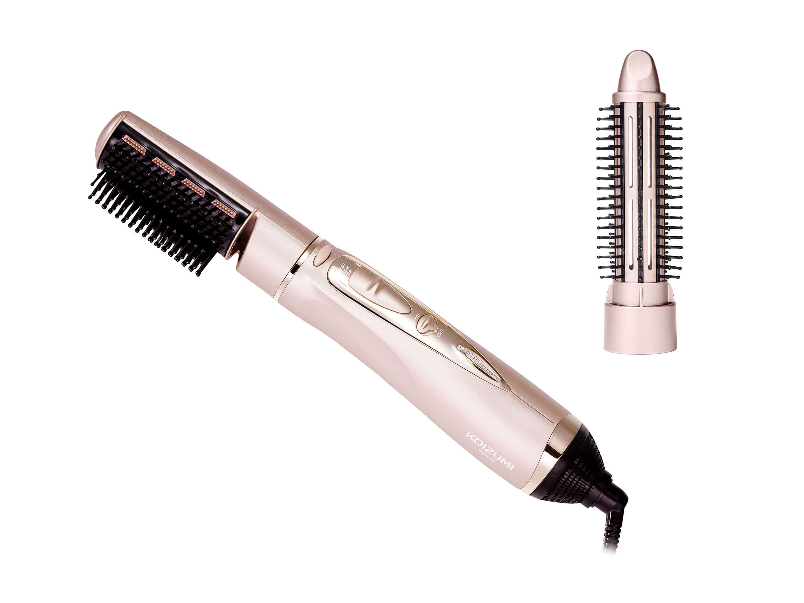 コイズミ マイナスイオンカーリングドライヤー ゴールド KHC-5230/N