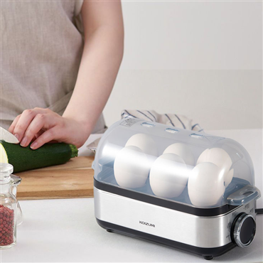 コイズミ エッグスチーマー シルバー KES-0402/S