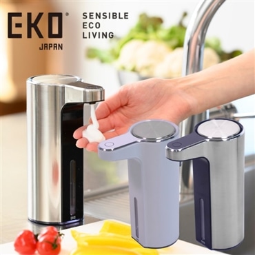 EKO イーケーオー アロマ センサーソープディスペンサー 泡タイプ シルバー EK6088F-MT