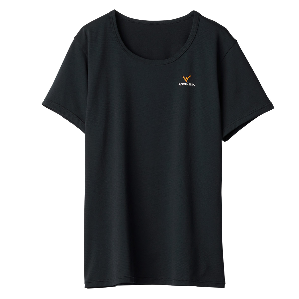 VENEX リフレッシュ Tシャツ 半袖 レディース ブラック M