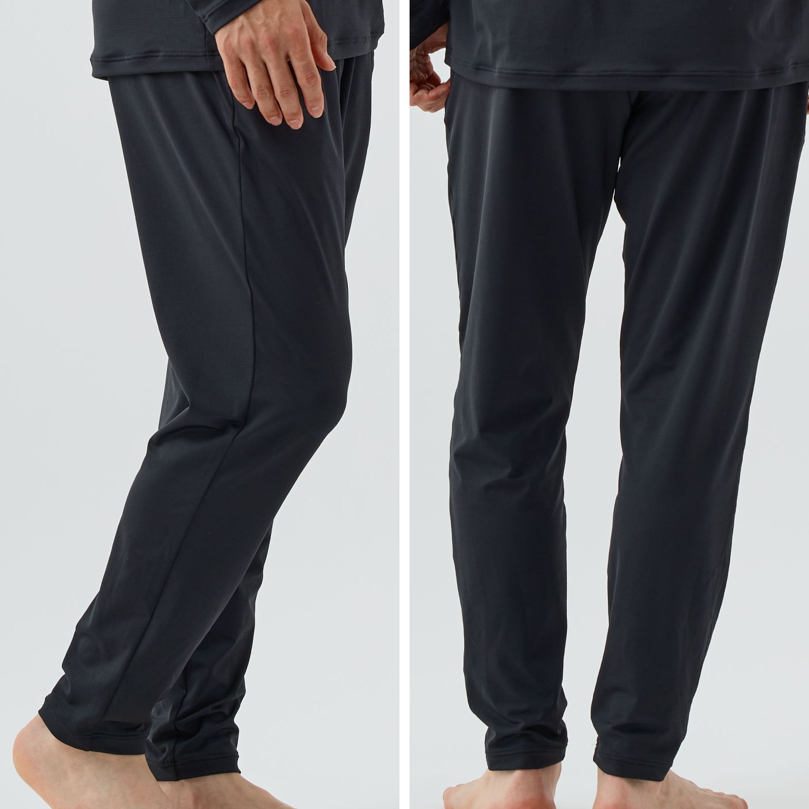 ベネクス リカバリーウェア リフレッシュ ロングテーパードパンツ メンズ ブラック M