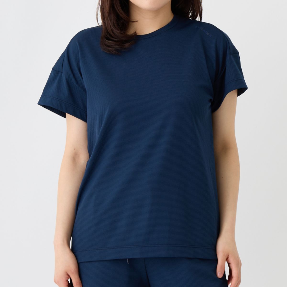ベネクス リカバリーウェア スタンダードドライ+ ≪一般医療機器≫ ショートスリーブ レディース ネイビー ネイビー M