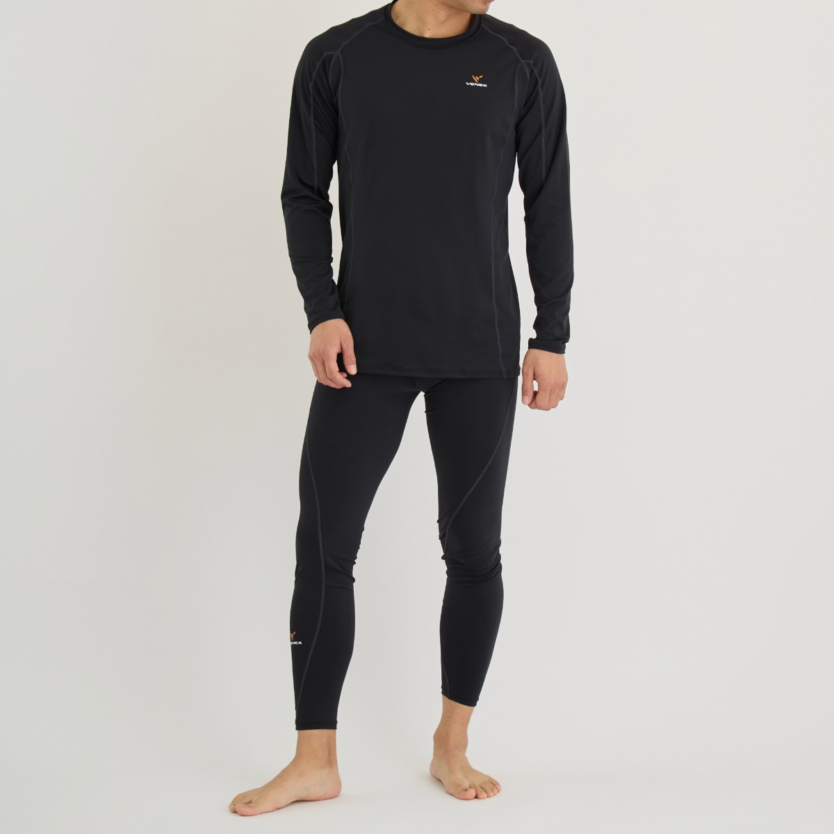 ベネクス リカバリーウェア リチャージ＋ ≪一般医療機器≫ ロングスリーブ タイツ 上下セット メンズ